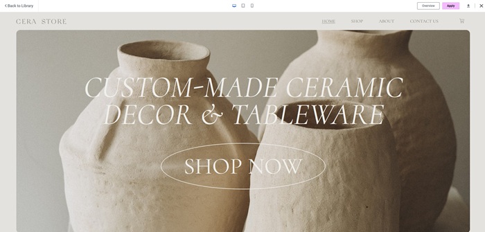 elementor web template